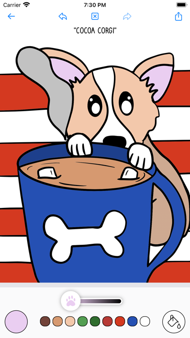 Corgi Coloring Screenshot