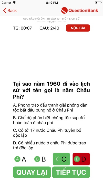 QuestionBank - Ôn thi vào 10 screenshot-5