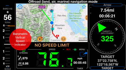 Speedometer 55 Pro. GPS kit. Screenshot