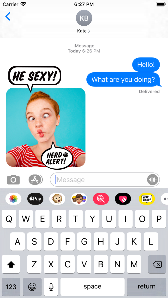 Yeah Word Sticker Pack