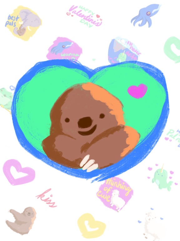 Screenshot #4 pour Pal'n Times Day! Stickers
