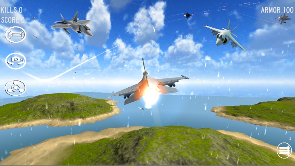 #2. Jet Fighter Air Strike War (iOS) Av: Muhammad Asif