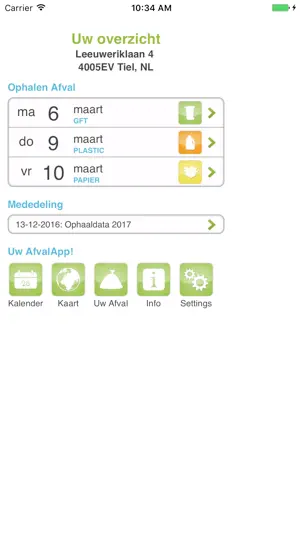 DeAfvalApp screenshot 1