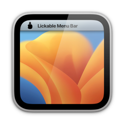 Ícone do app Lickable Menu Bar