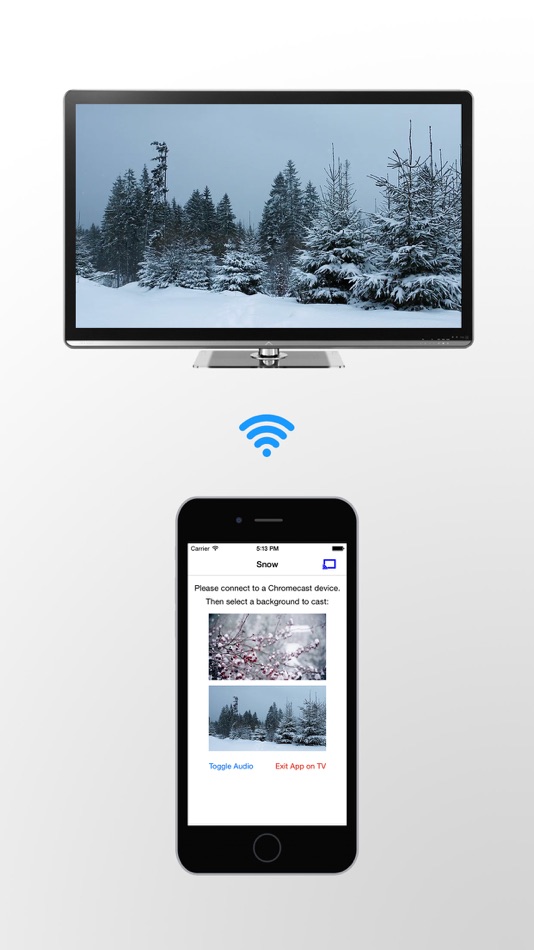 Snowfall on TV for Chromecast - 1.3 - (iOS)