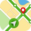 GPS Navigation: Road Map Route icon