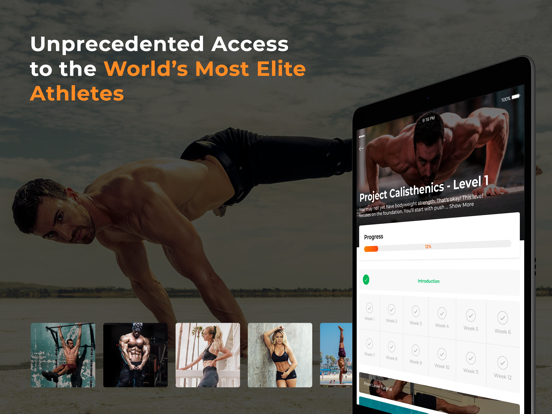 Fit! - the fitness app iPad app afbeelding 1