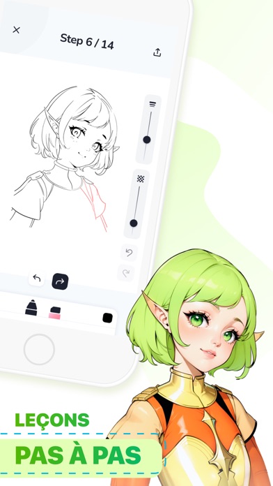 Screenshot #2 pour Apprendre A Dessiner Anime
