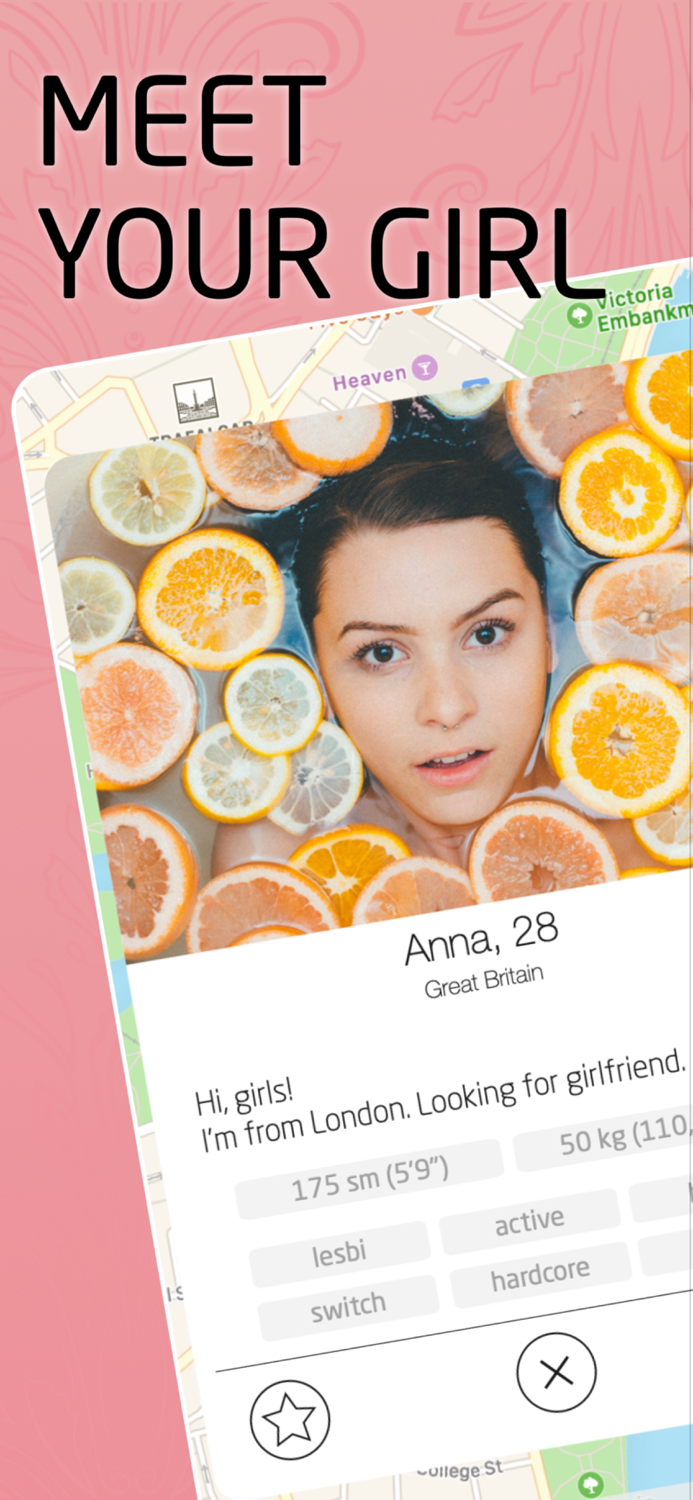 PINK • Lesbian dating chat app