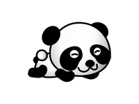Black and white animals