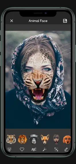 Game screenshot Animal Face changer funny pics apk