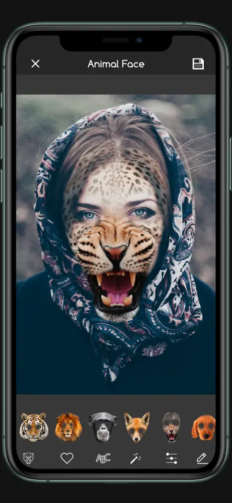 Animal Face changer funny pics