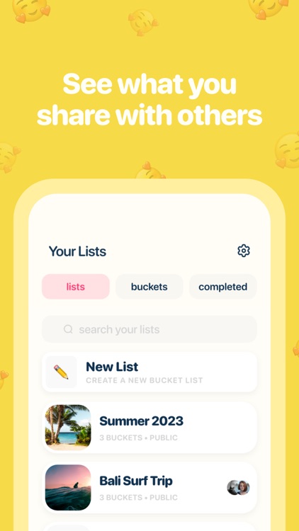 Bucket List - The Bucket App