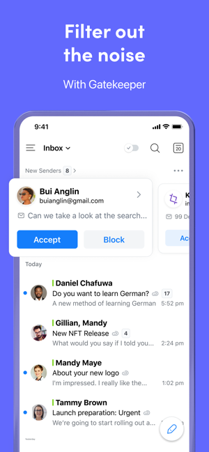 ‎Spark Mail + AI: Email Inbox Screenshot