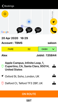 TBMS Driver - Taxi system screenshot 6