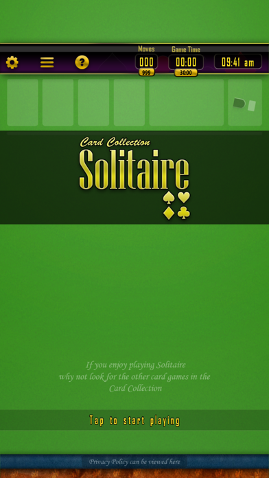 Solitaire Card Collection Screenshot