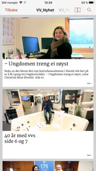 Vikebladet Vestposten eAvis iphone bilder 1