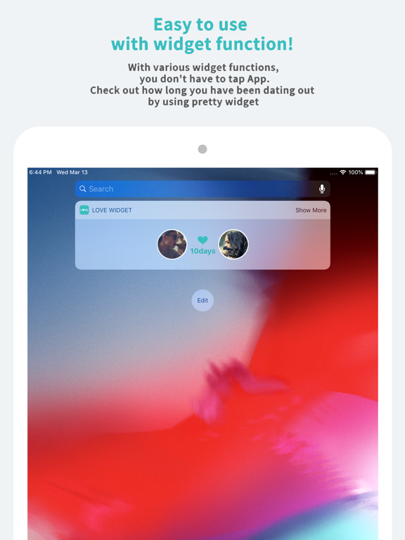 Screenshot #4 pour Widget du jour J. de couple