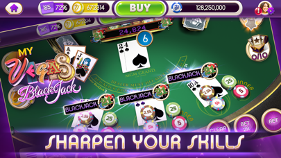 myVEGAS Blackjack – Casino Screenshot