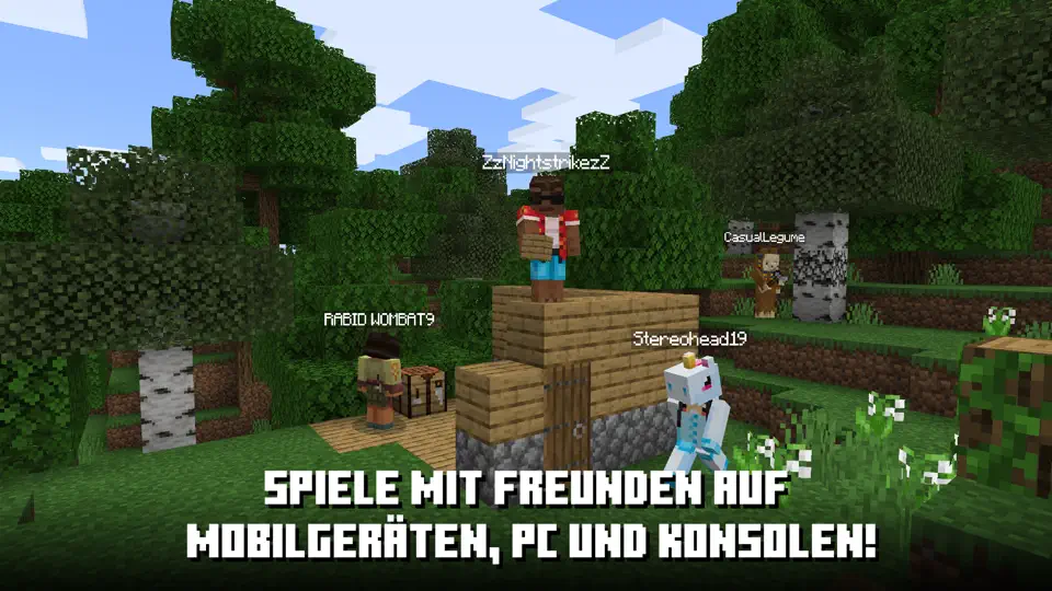 Screenshot von Minecraft auf dem iPhone 6