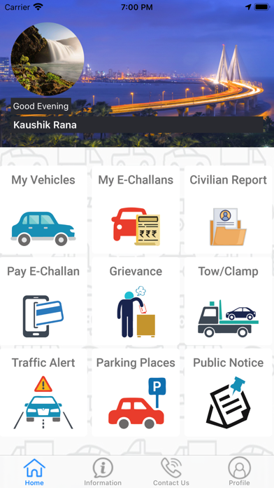 Mumbai Traffic Police App Screenshot