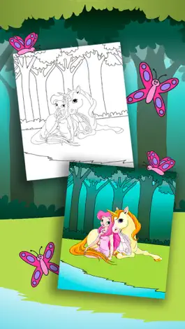 Game screenshot Magic Fairy Coloring Book hack