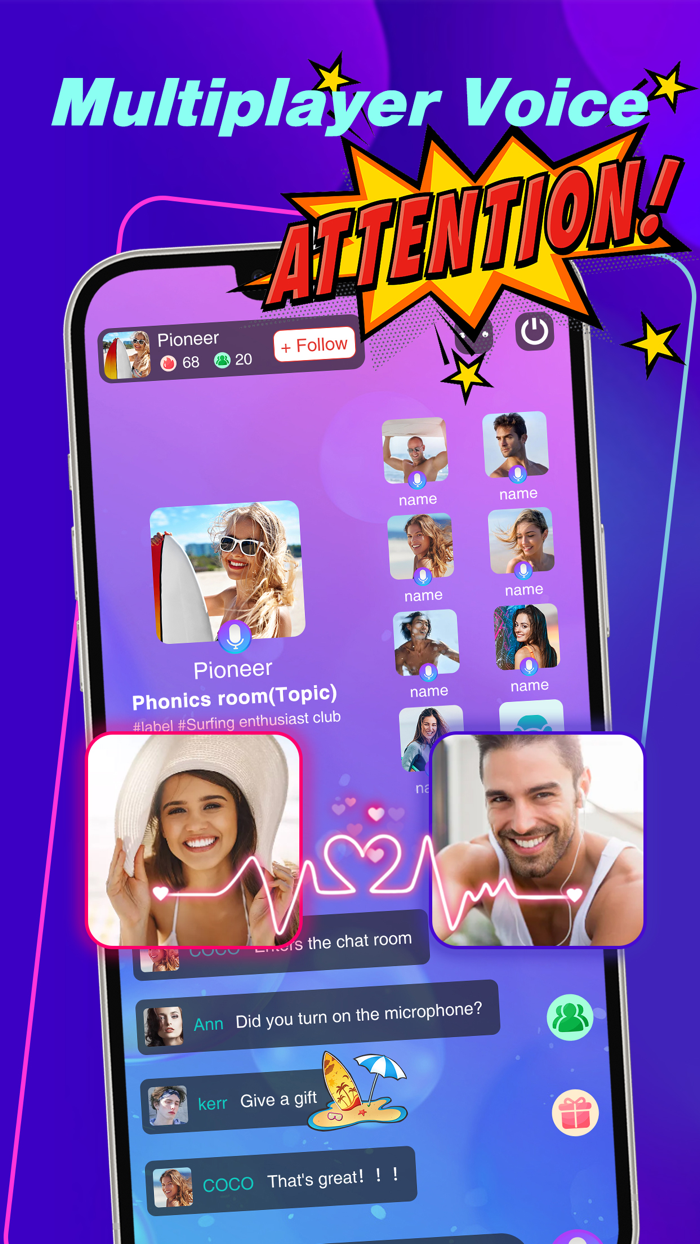 Wave - Live Video Chat  Meet