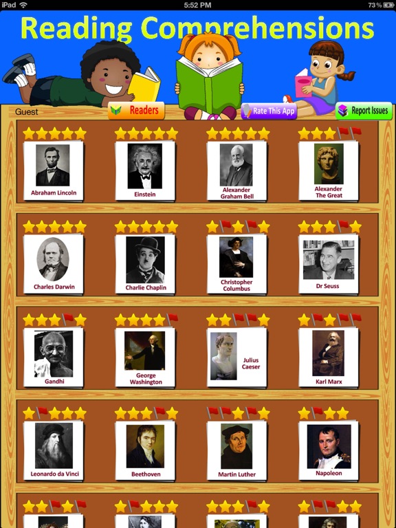 Screenshot #4 pour Super Reader - Famous People