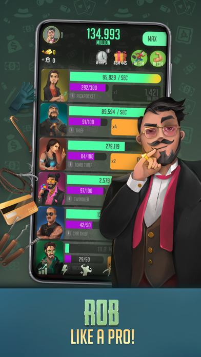 Idle Thieves - Mafia Tycoon Screenshot