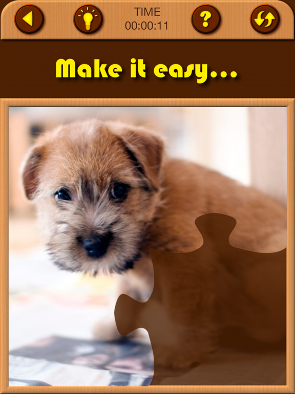 Screenshot #6 pour Cute Puppy Jigsaw Puzzle Games