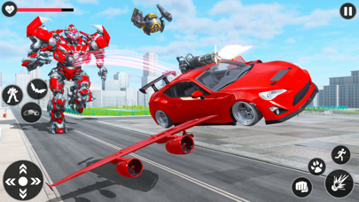Police Flying Car Robot game Screenshot