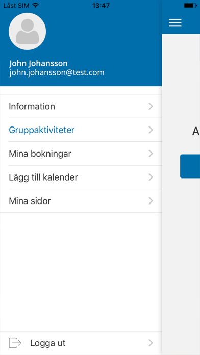 Umeå kommuns bad Screenshot