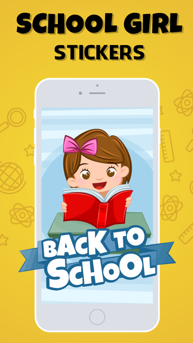 Screenshot #2 pour School Girls Stickers