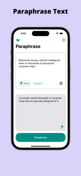 Game screenshot Paraphrase Tool - Rephraser mod apk