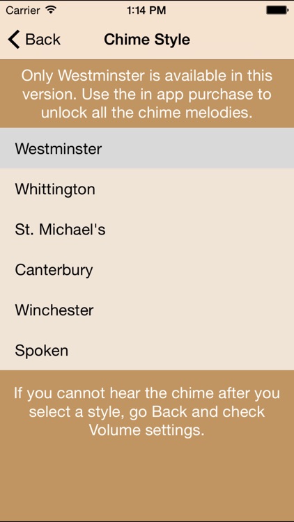Westminster Chimes Lite