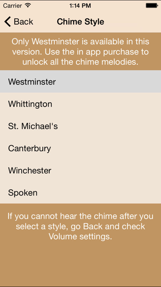 #2. Westminster Chimes Lite (iOS) 由: LutherSoft