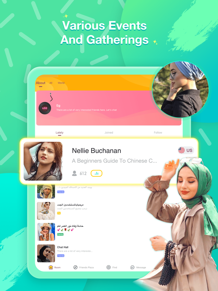 UME- Group Voice Chat Rooms