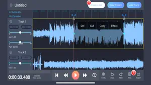 Audio Editor HD screenshot 1