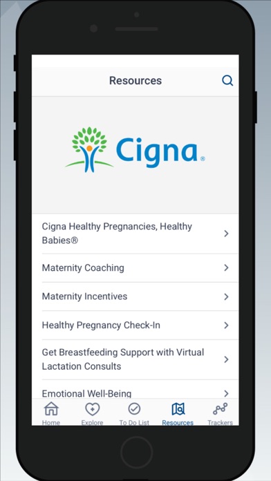 Cigna Healthy Pregnancy Screenshot