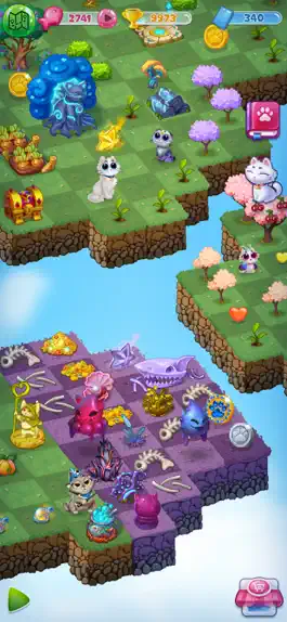 Game screenshot Merge Cats: Land of Adventures apk