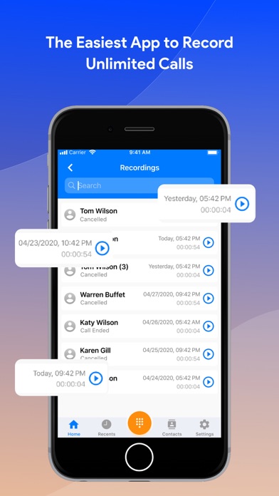 Moon Dialer: WiFi Calling App Screenshot