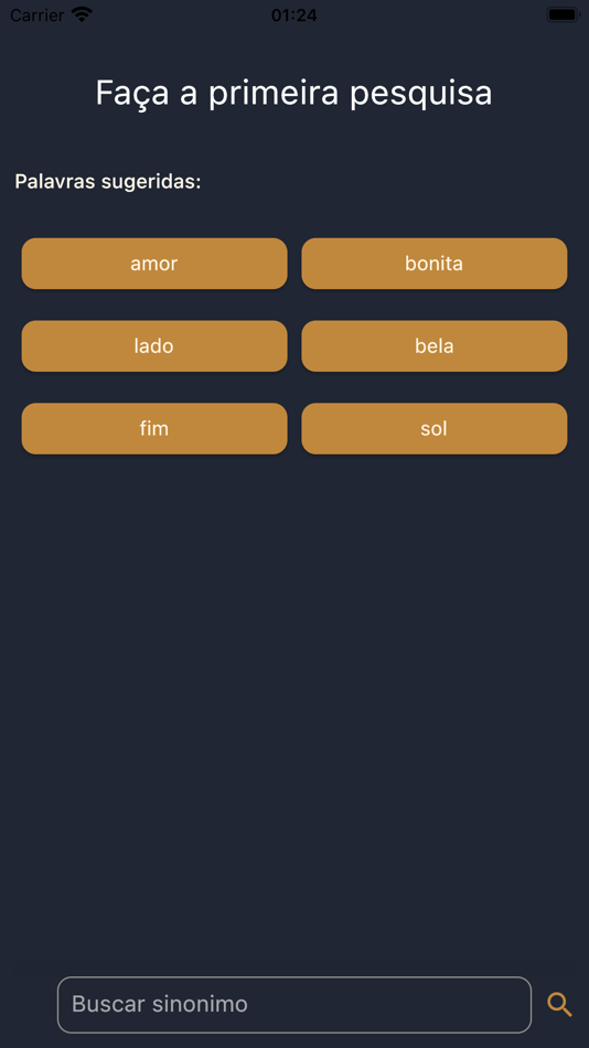 #1. Sinonimos (iOS) 由: Ivo Fernandes