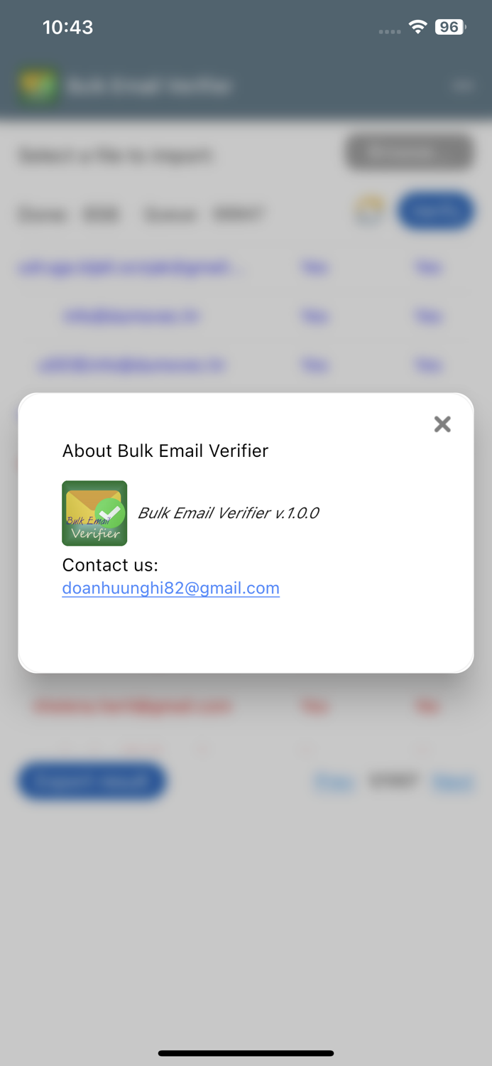 Bulk Email Verifier