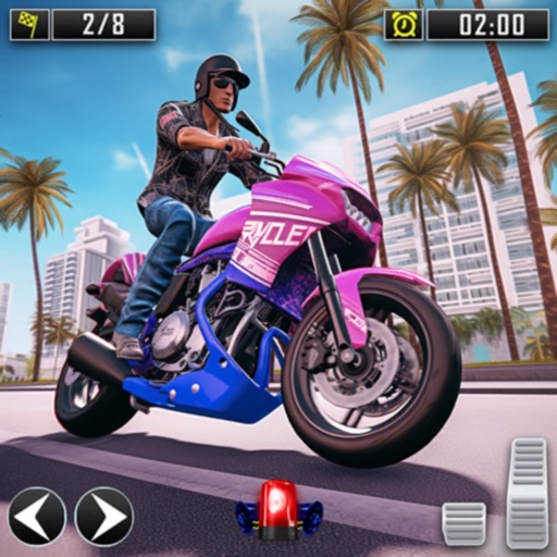 Police Bike Simulator Chase Icon