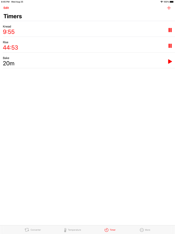 Screenshot #6 pour Bake: Baking Converter & Timer