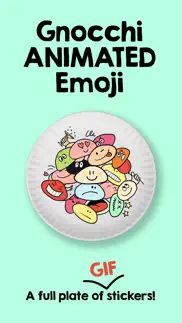 gnocchi animated emoji iphone screenshot 1