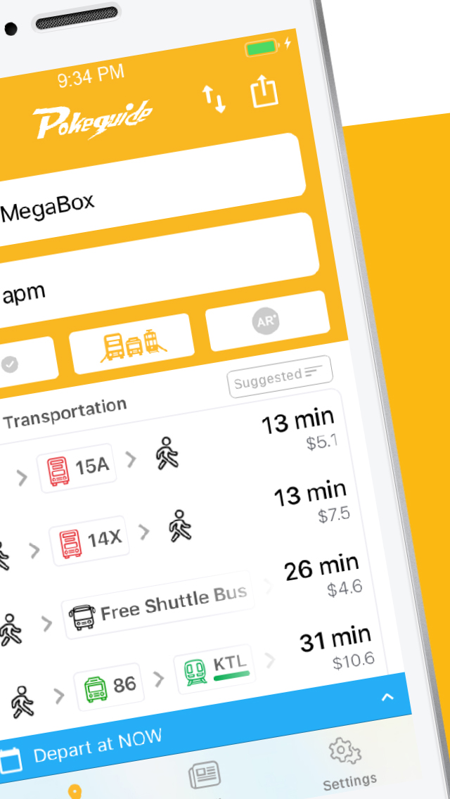 Pokeguide - Your transit guru