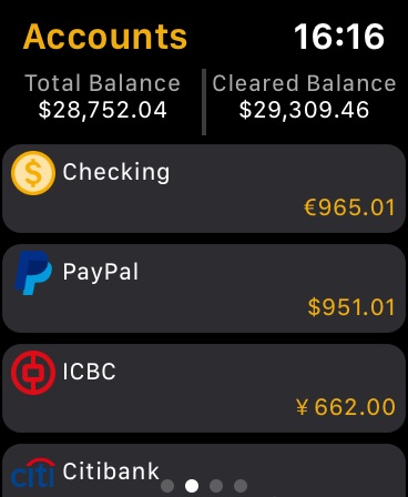 Apple Watch screenshot