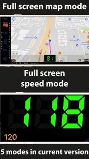 speedometer 55 gps speed & hud iphone screenshot 3