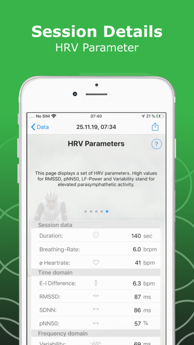 HeartBreath HRV Screenshot